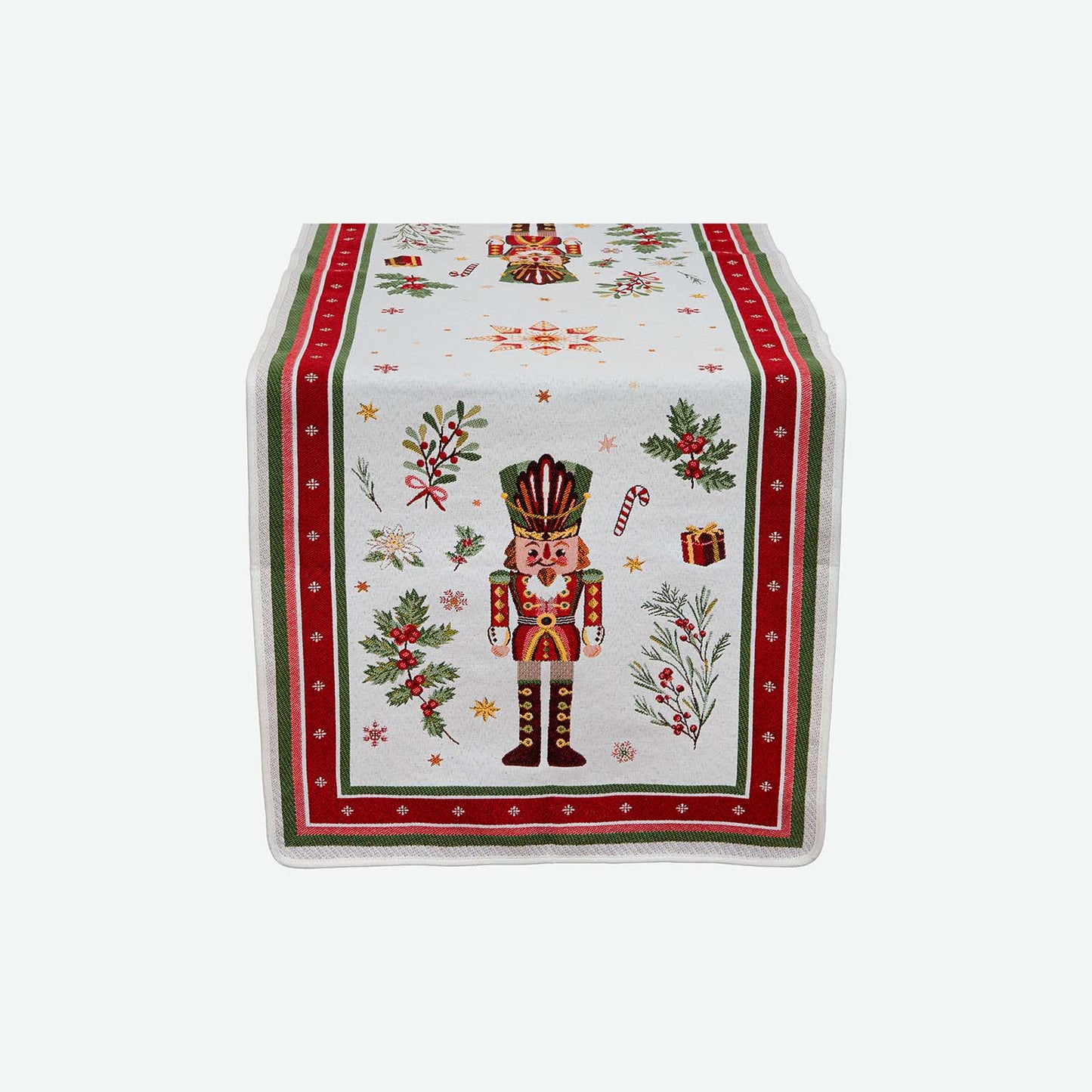 Nutcracker French Jacquard Table Runner