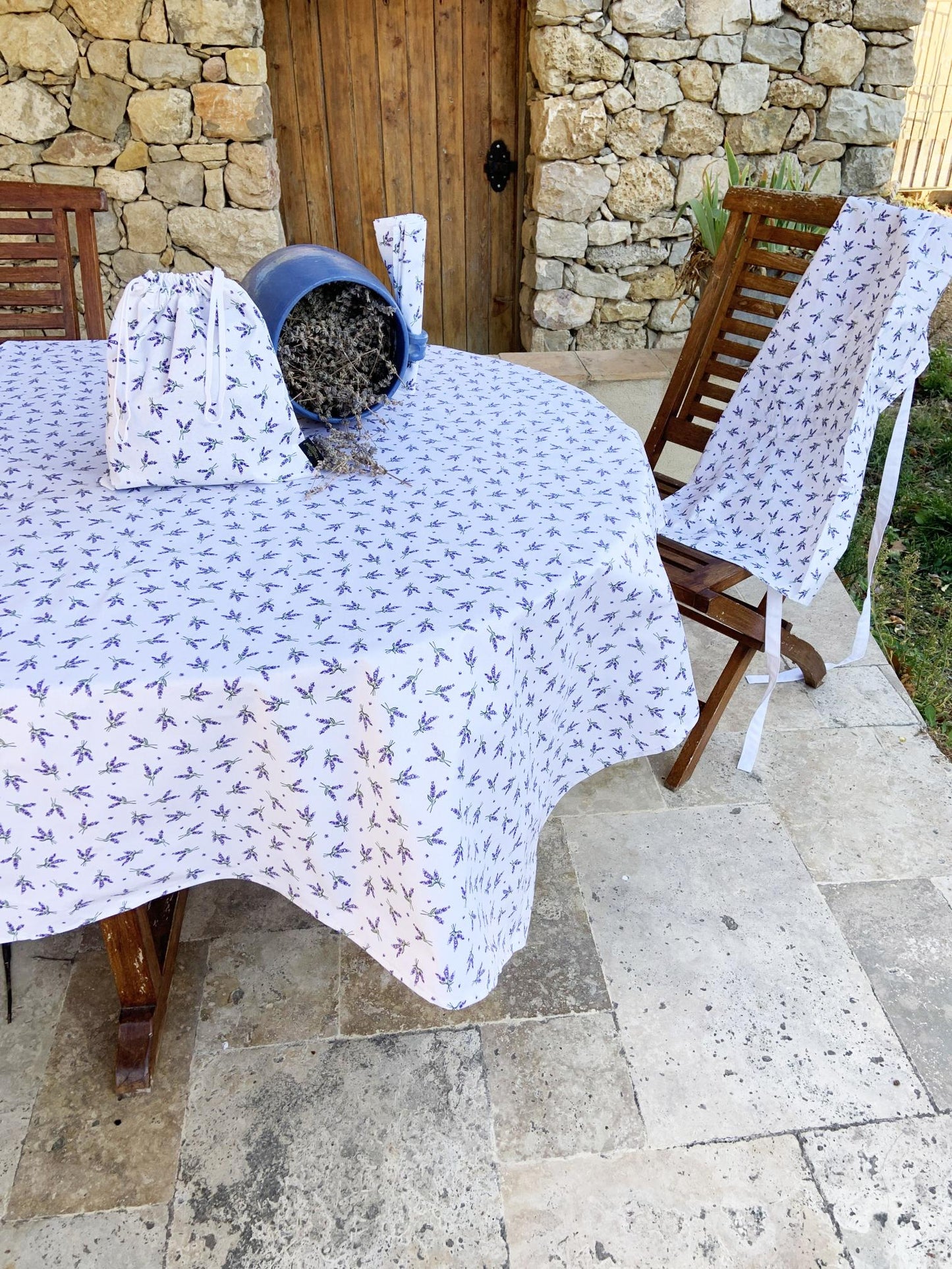 Lavandines Coated Tablecloth