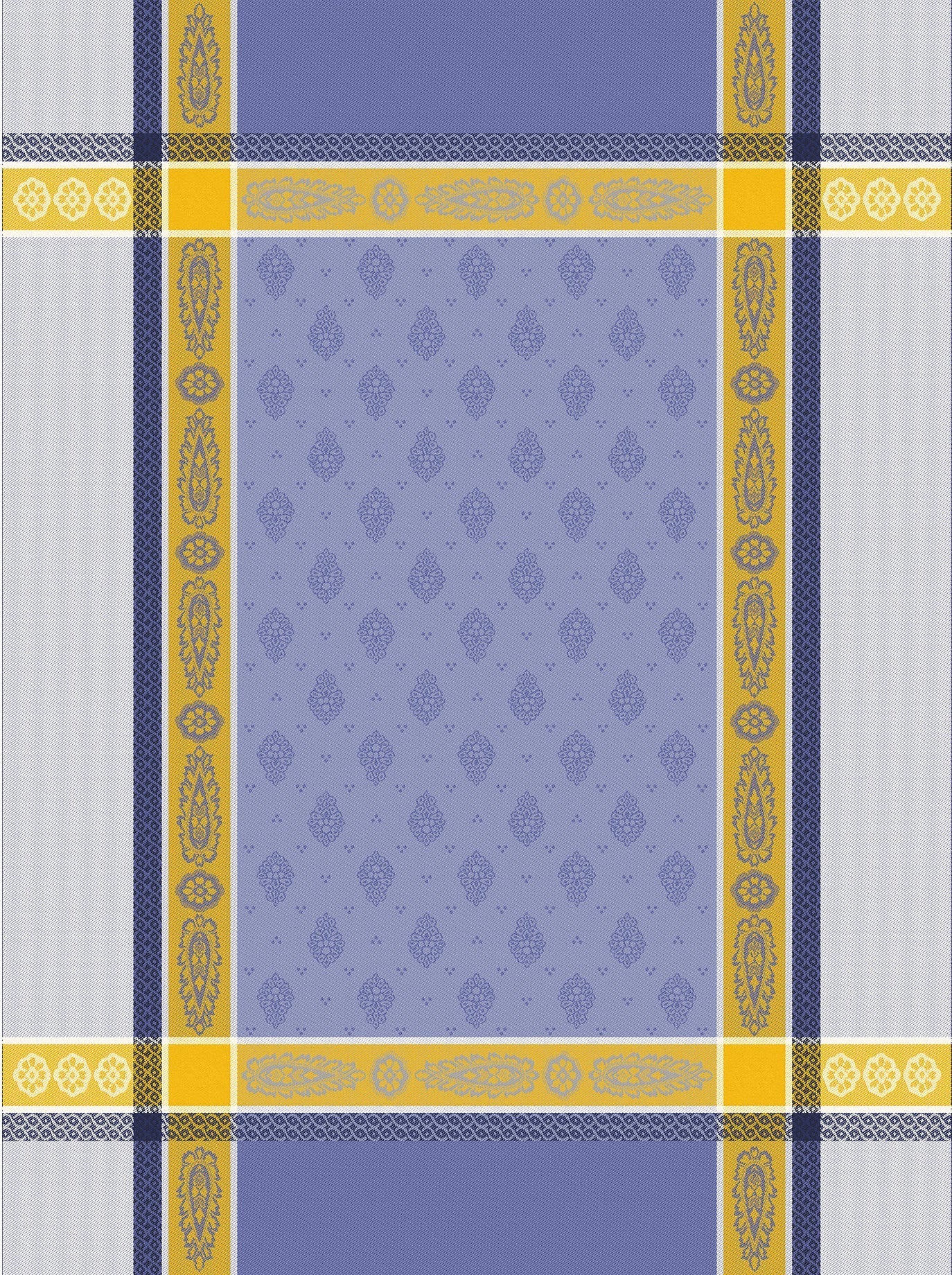 Vaucluse Blue/Yellow Jacquard Tea Towel