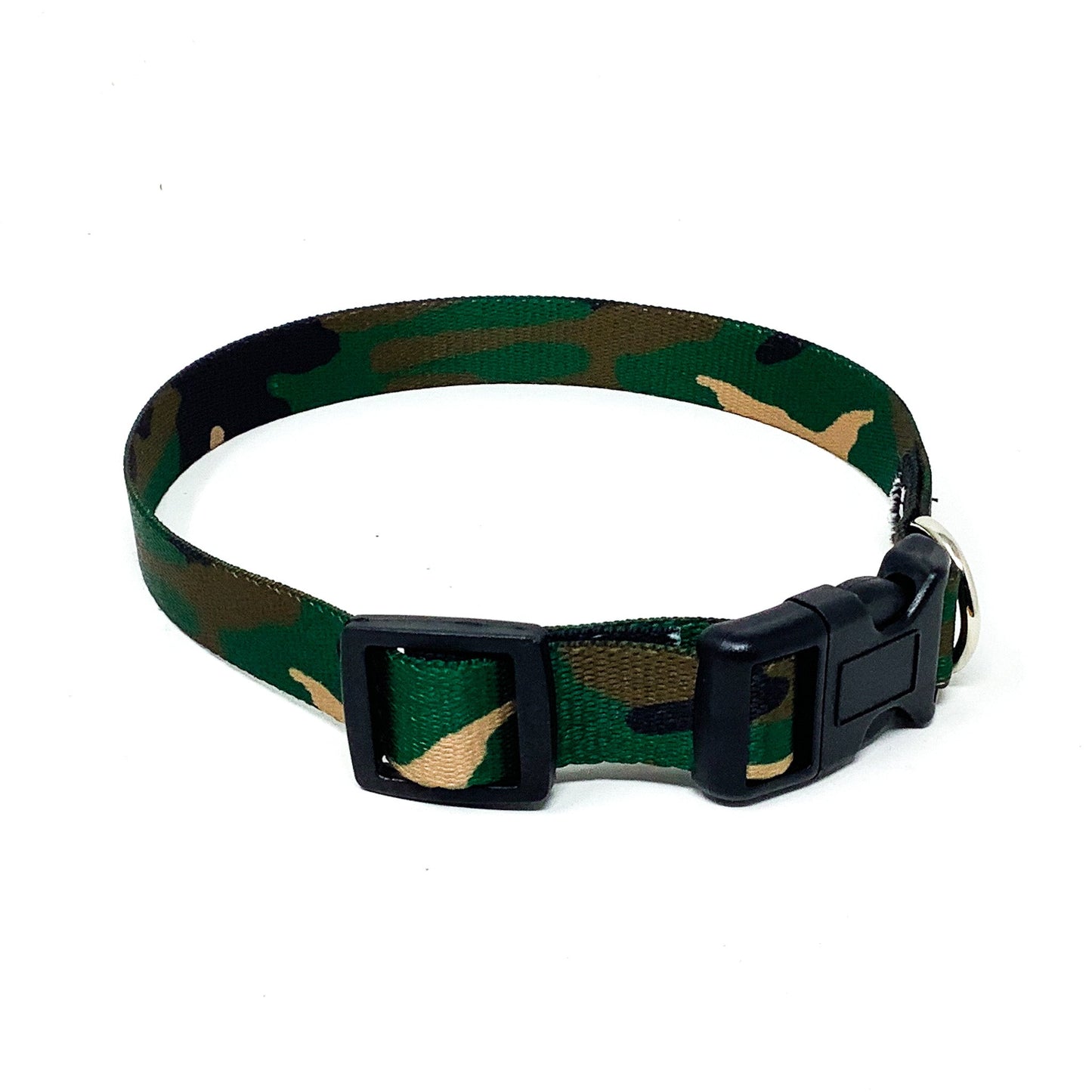 Camouflage 3/4 Inch Dog Collar