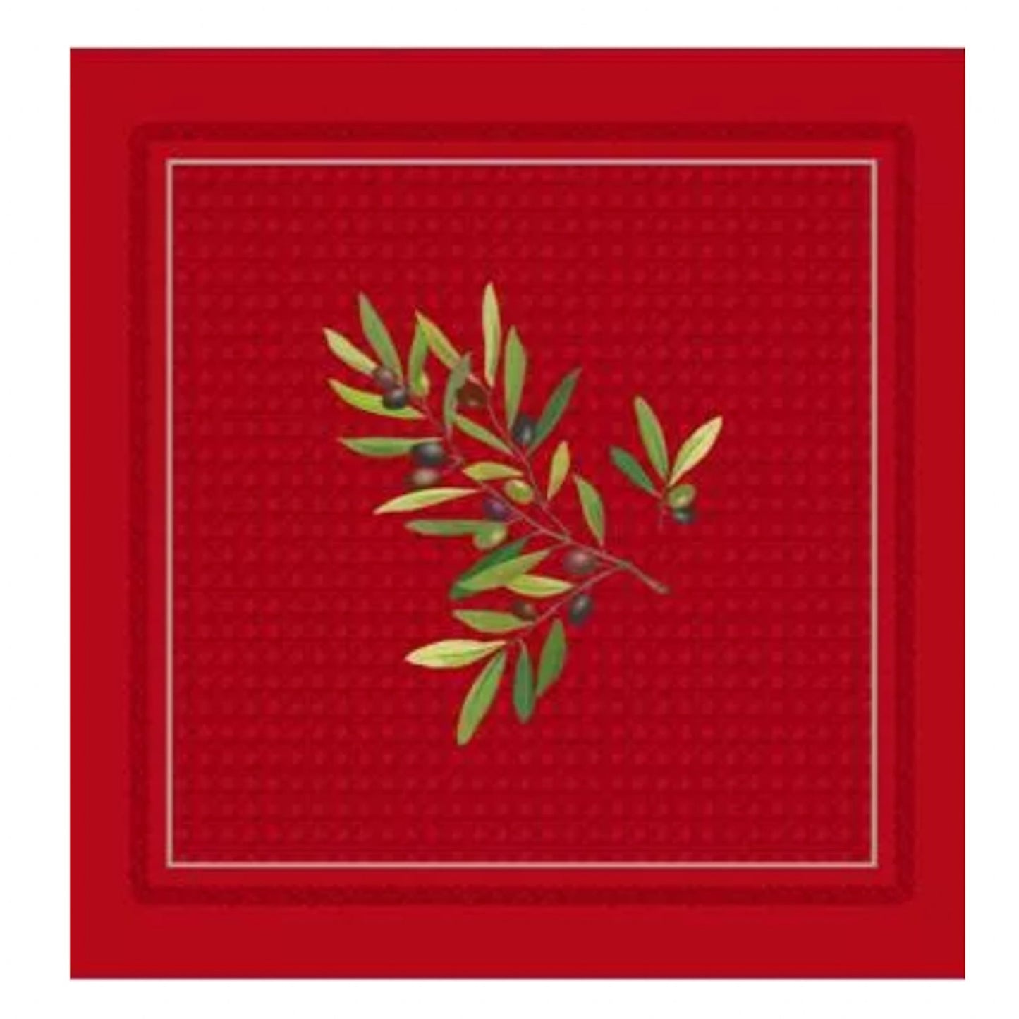 Nyons Olives Red Napkin (Set of 6)