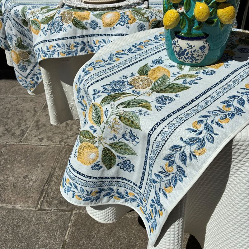 Citrus French Jacquard Table Runner
