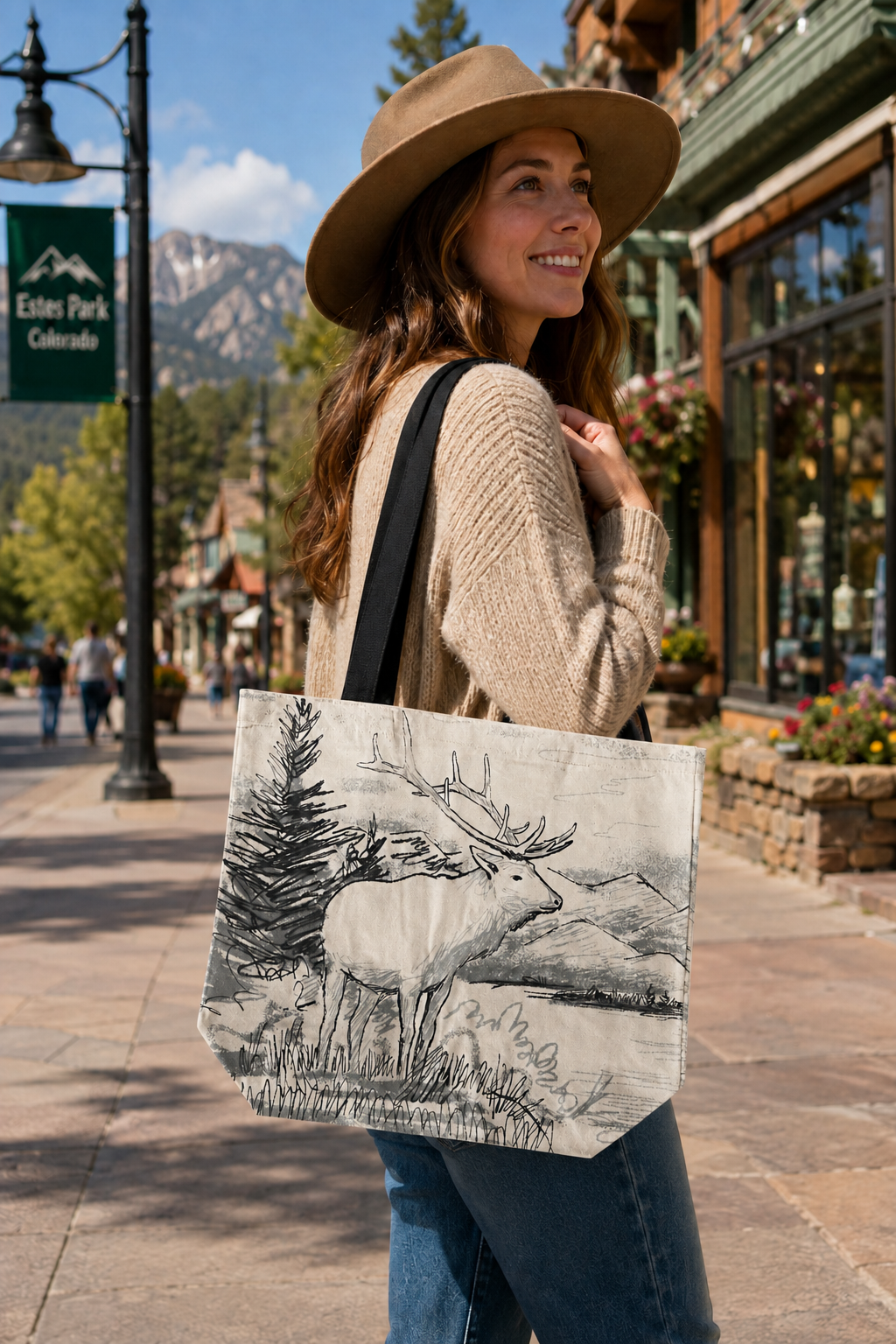 Colorado Elk Tote