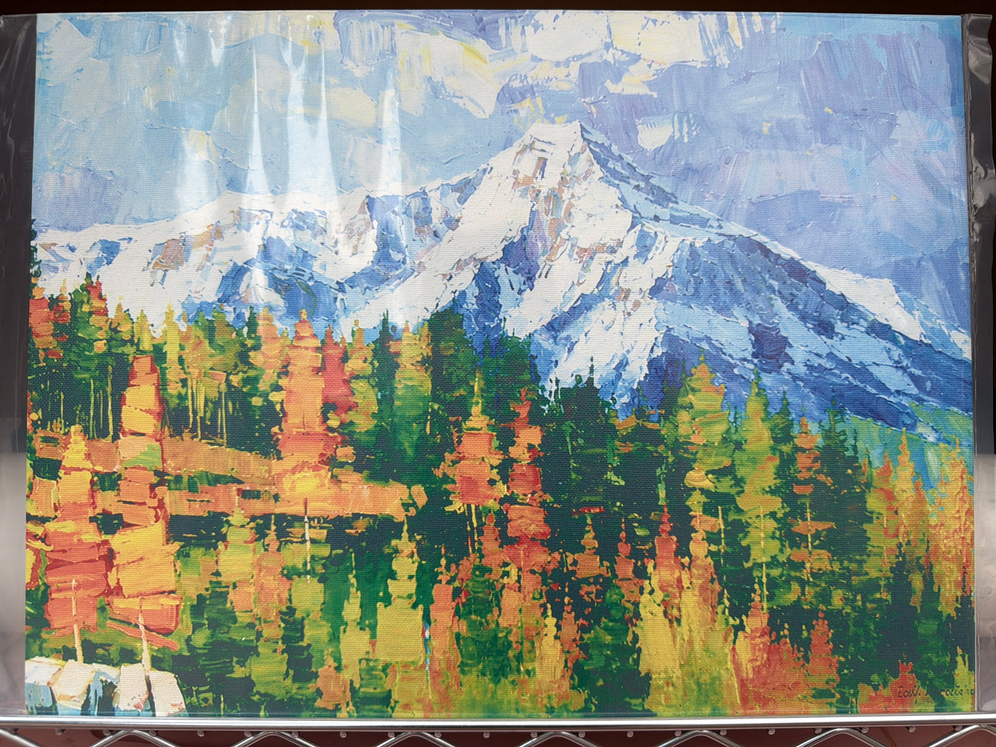Giclee Print on 16x12 Canvas
