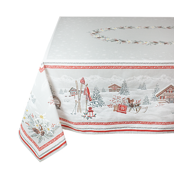 Megeve Coated Tablecloth