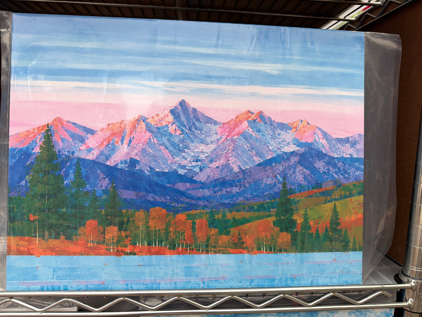 Giclee Print on 16x12 Canvas