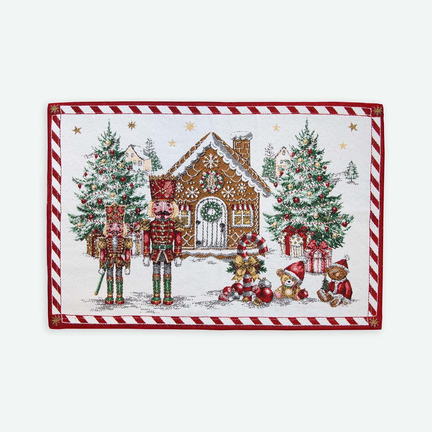 Christmas French Jacquard Placemats