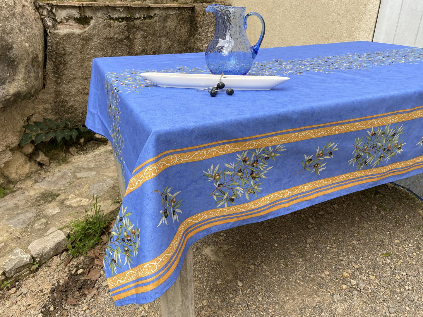 Olives Coated Tablecloth