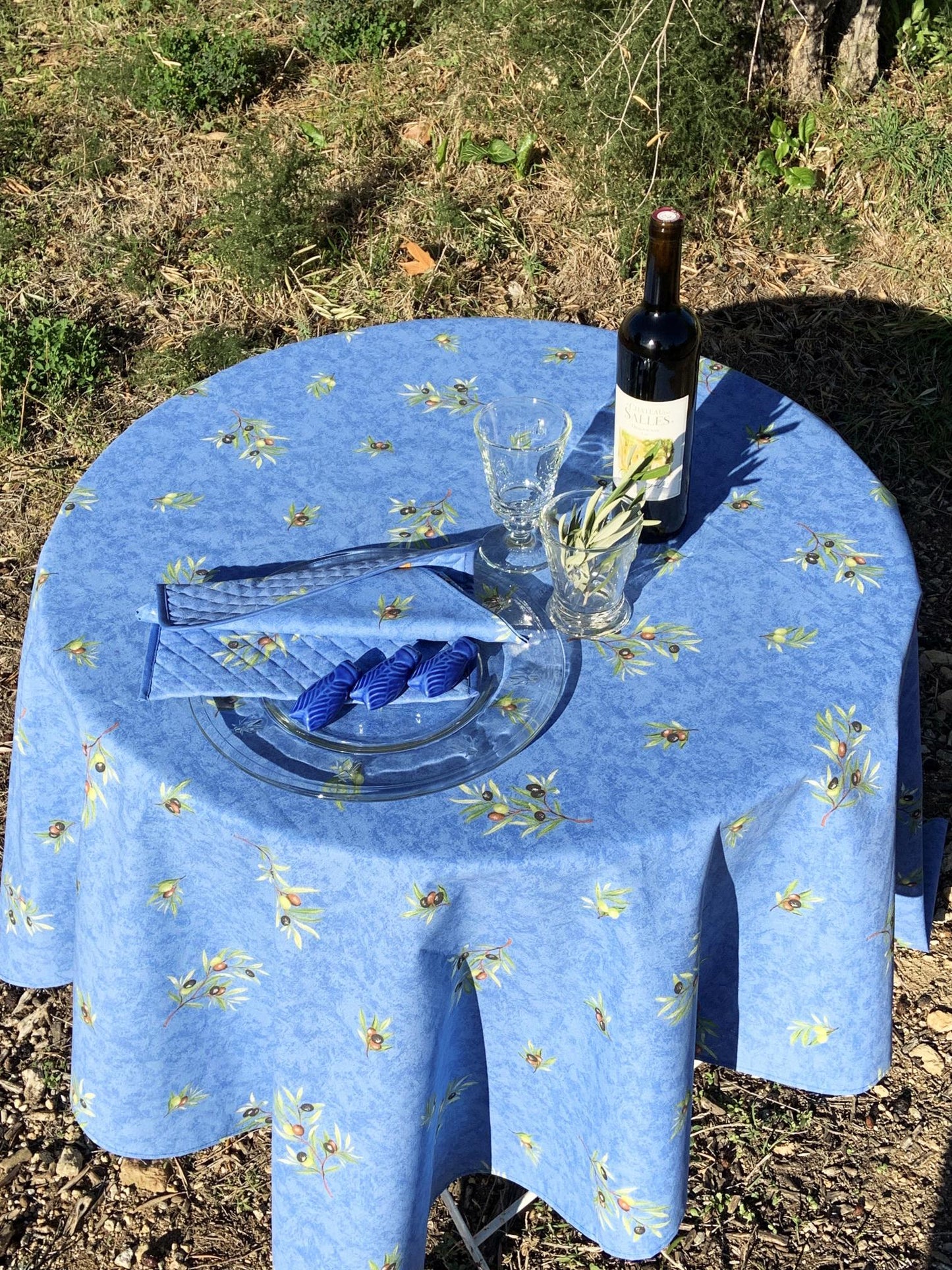 Olives Coated Tablecloth