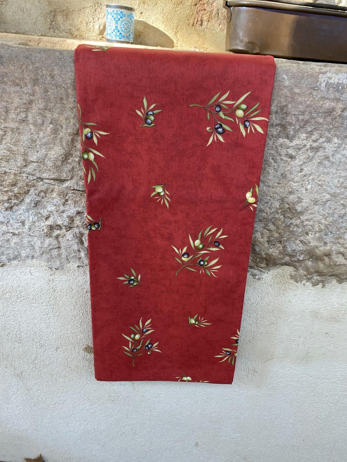 Olives Coated Tablecloth