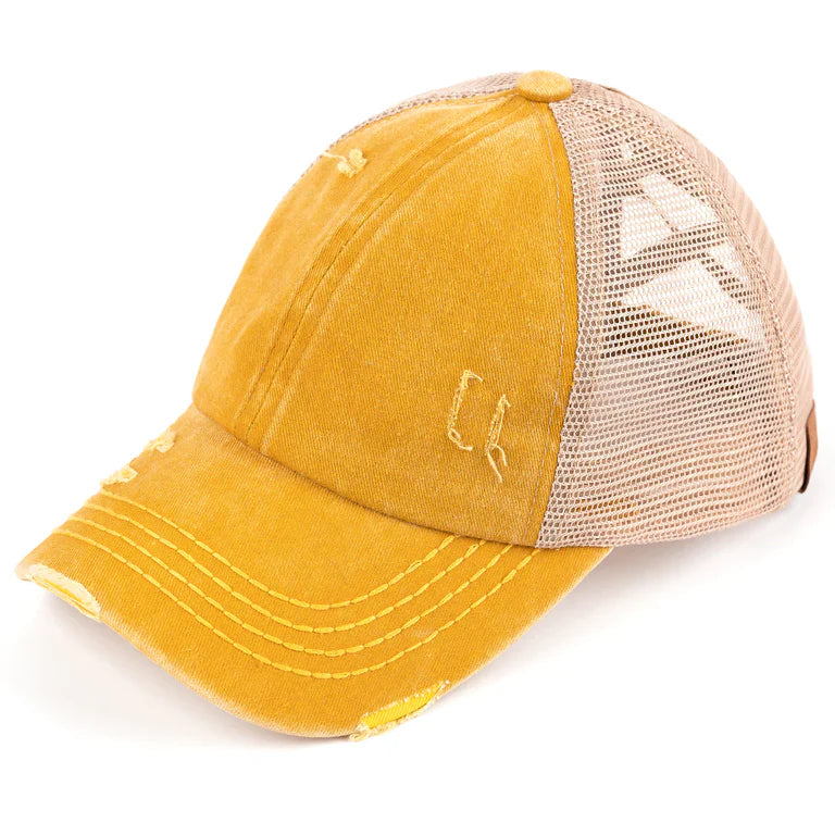 Baseball Cap Ponytail