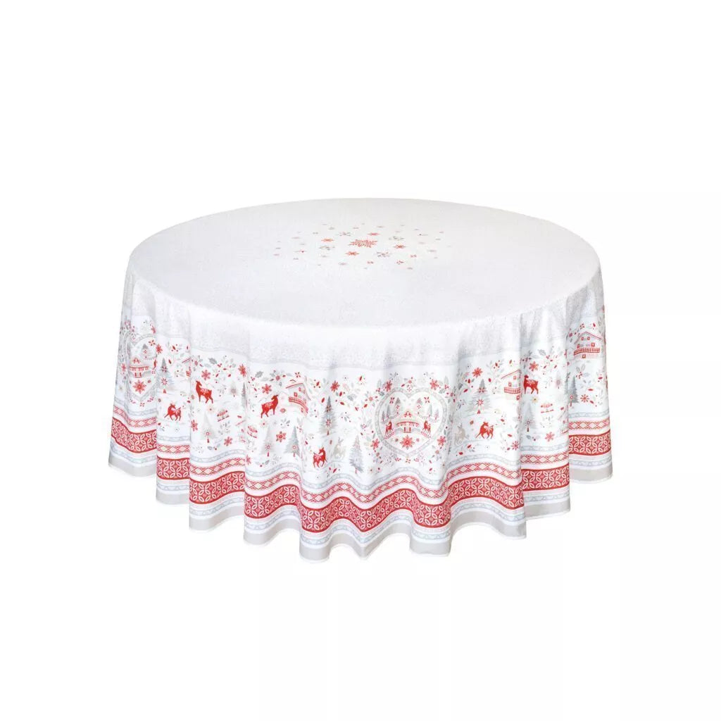 Cervin Coated tablecloth Round 90”