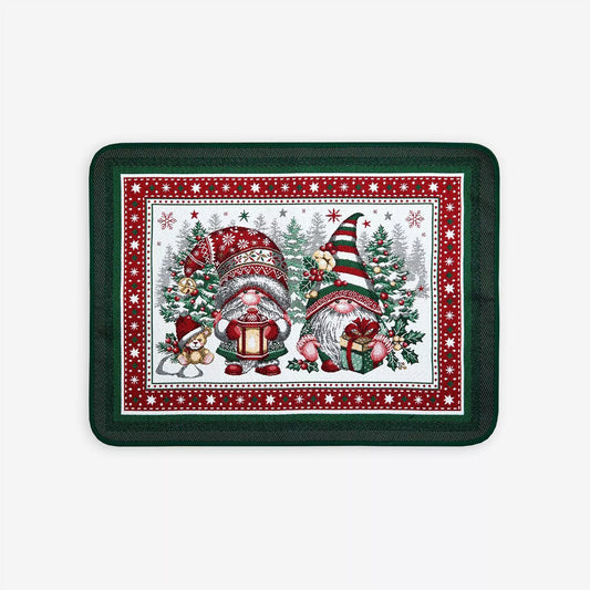 Gnomes French Jacquard Placemats