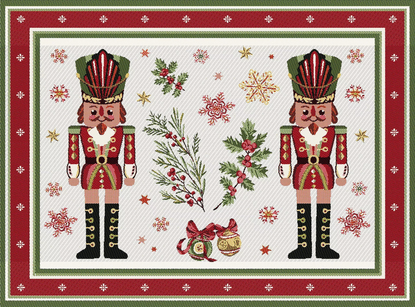 Nutcracker French Jacquard Placemat