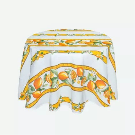Coated tablecloth ROUND 60"