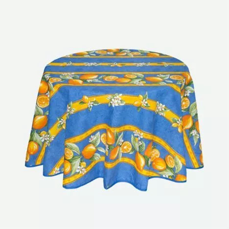 Coated tablecloth ROUND 60"