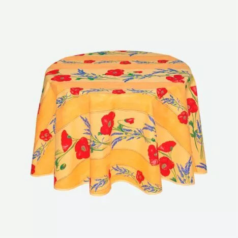 Coated tablecloth ROUND 60"