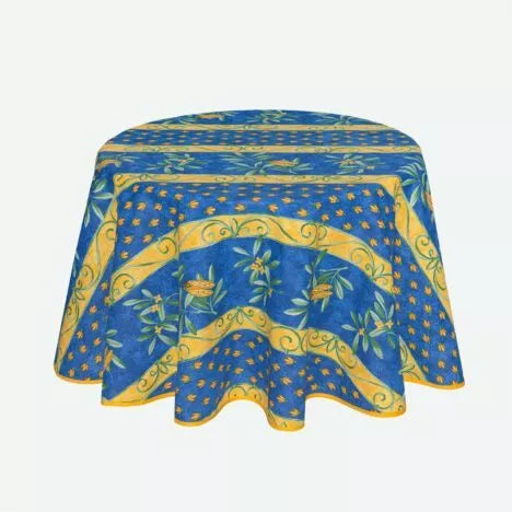 Coated tablecloth ROUND 60"