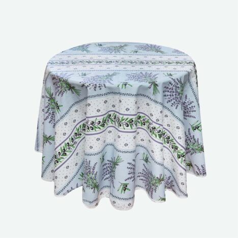Coated tablecloth ROUND 60"