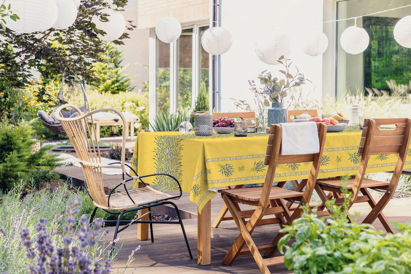 Valensole Coated Tablecloth