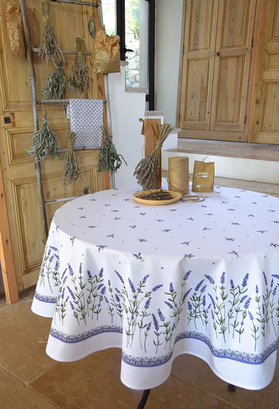 Lavandines Coated Tablecloth