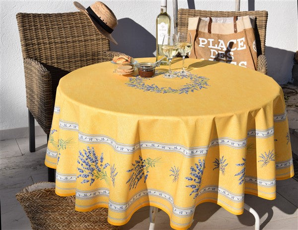 Valensole Coated Tablecloth