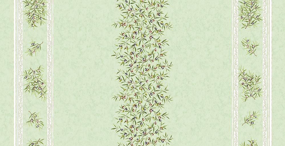 Olives Coated Tablecloth