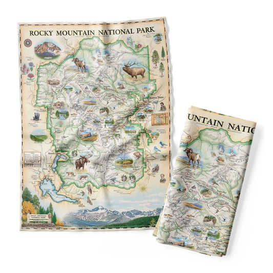 Rocky Mountain National Park Tea Towel