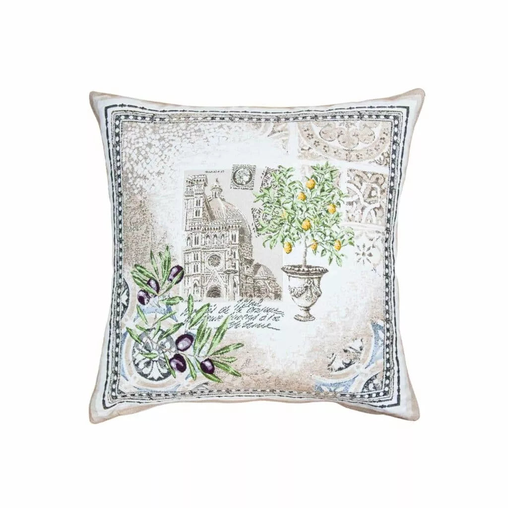 Riviera French Jacquard Pillow Cover