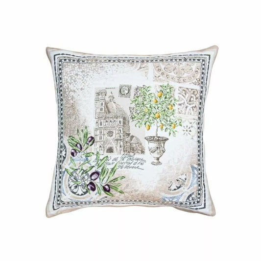 Riviera French Jacquard Pillow Cover