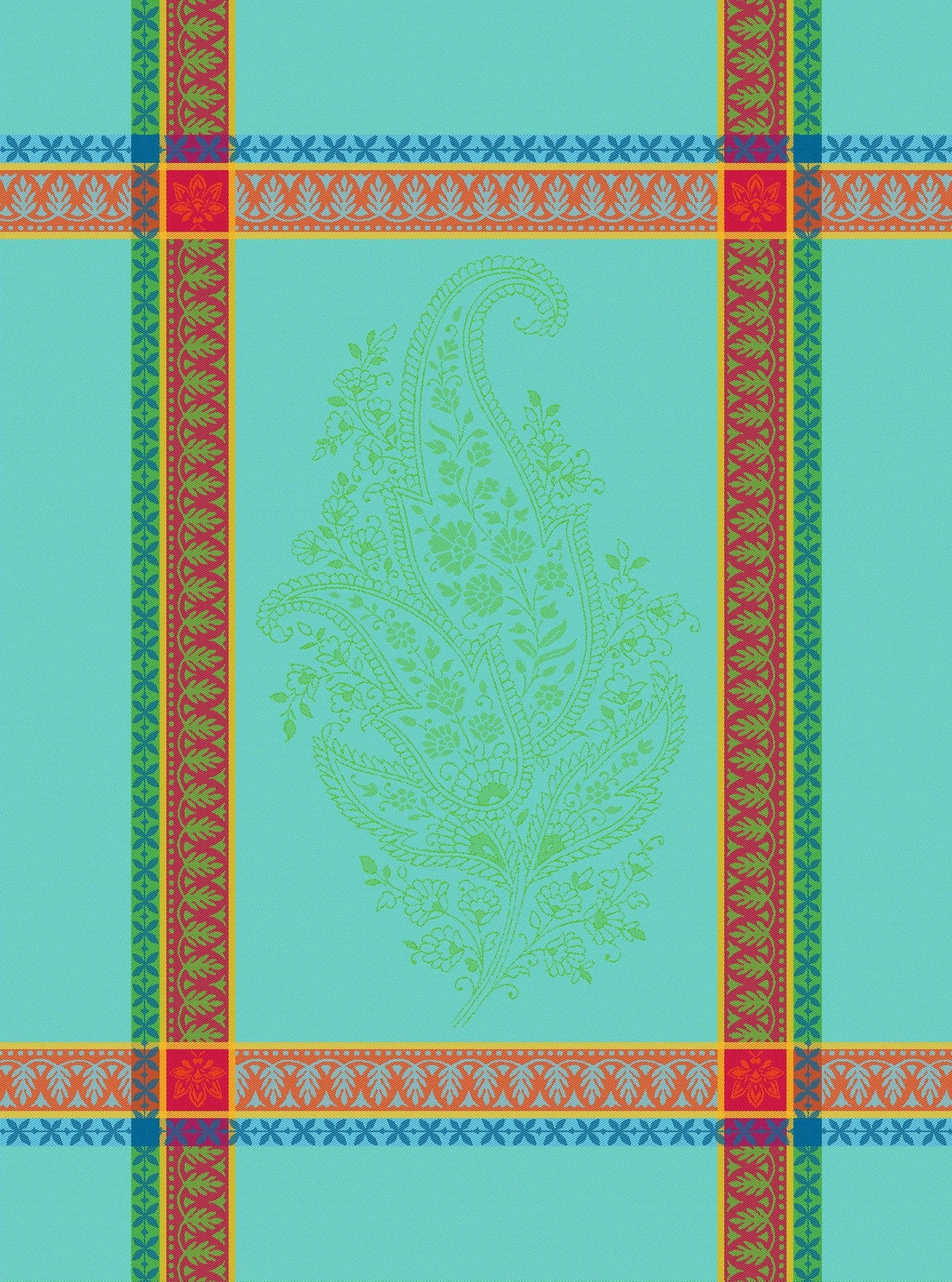 Cassis Estival Jacquard Tea Towel