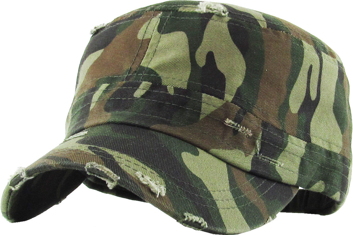 Army Cap Distressed