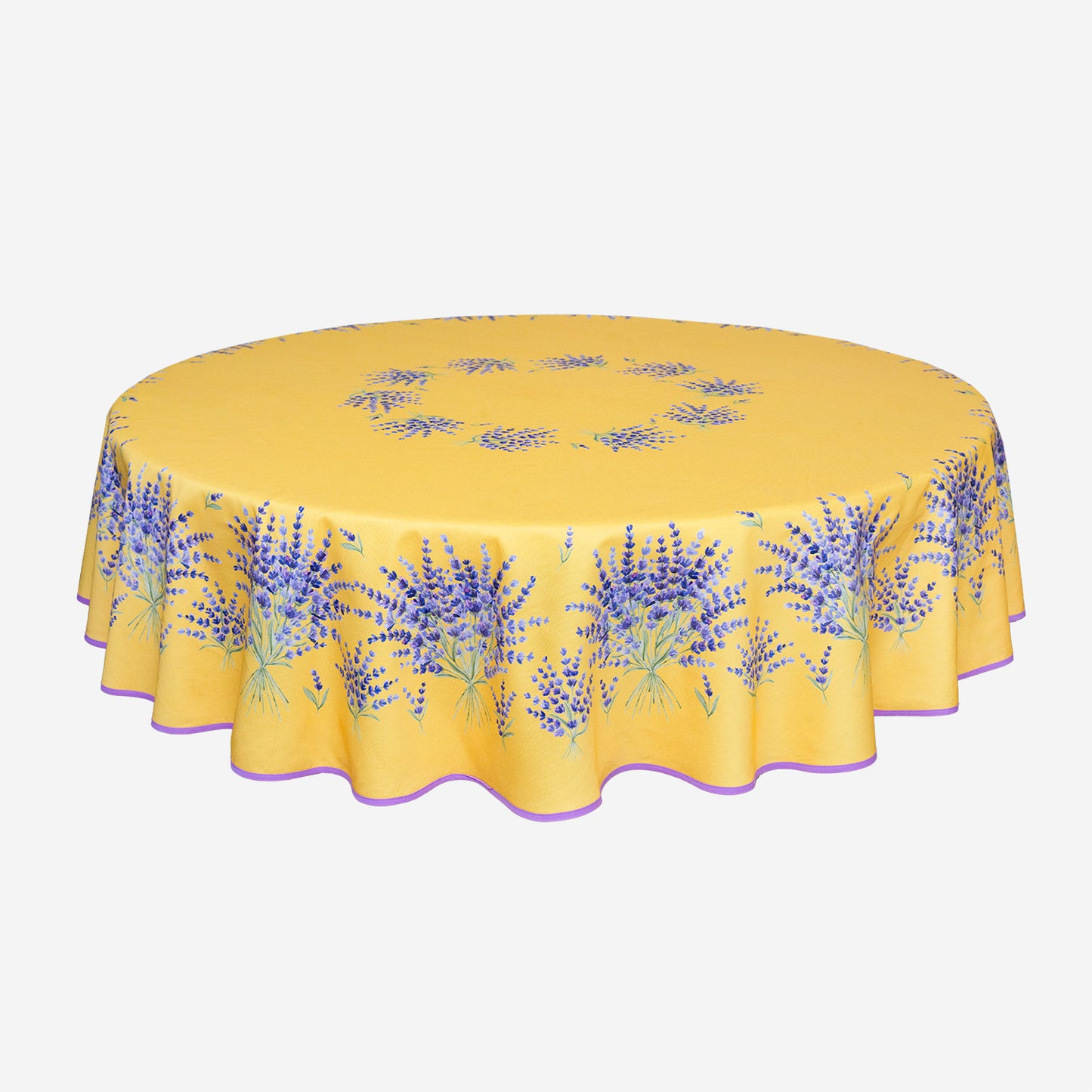 Coated tablecloth ROUND 70"