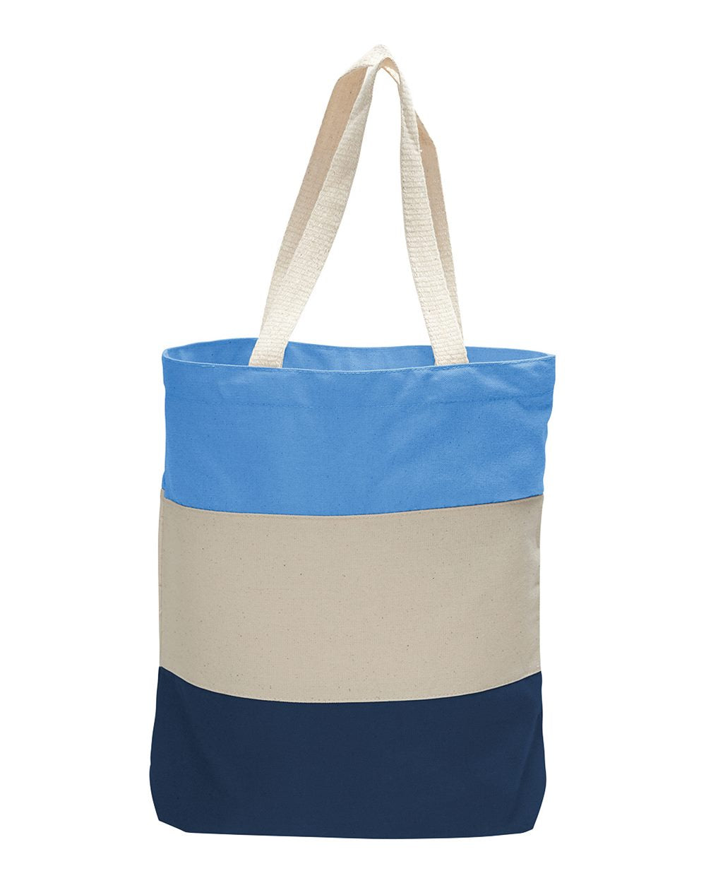 Tote Bag Tri Color Canvas