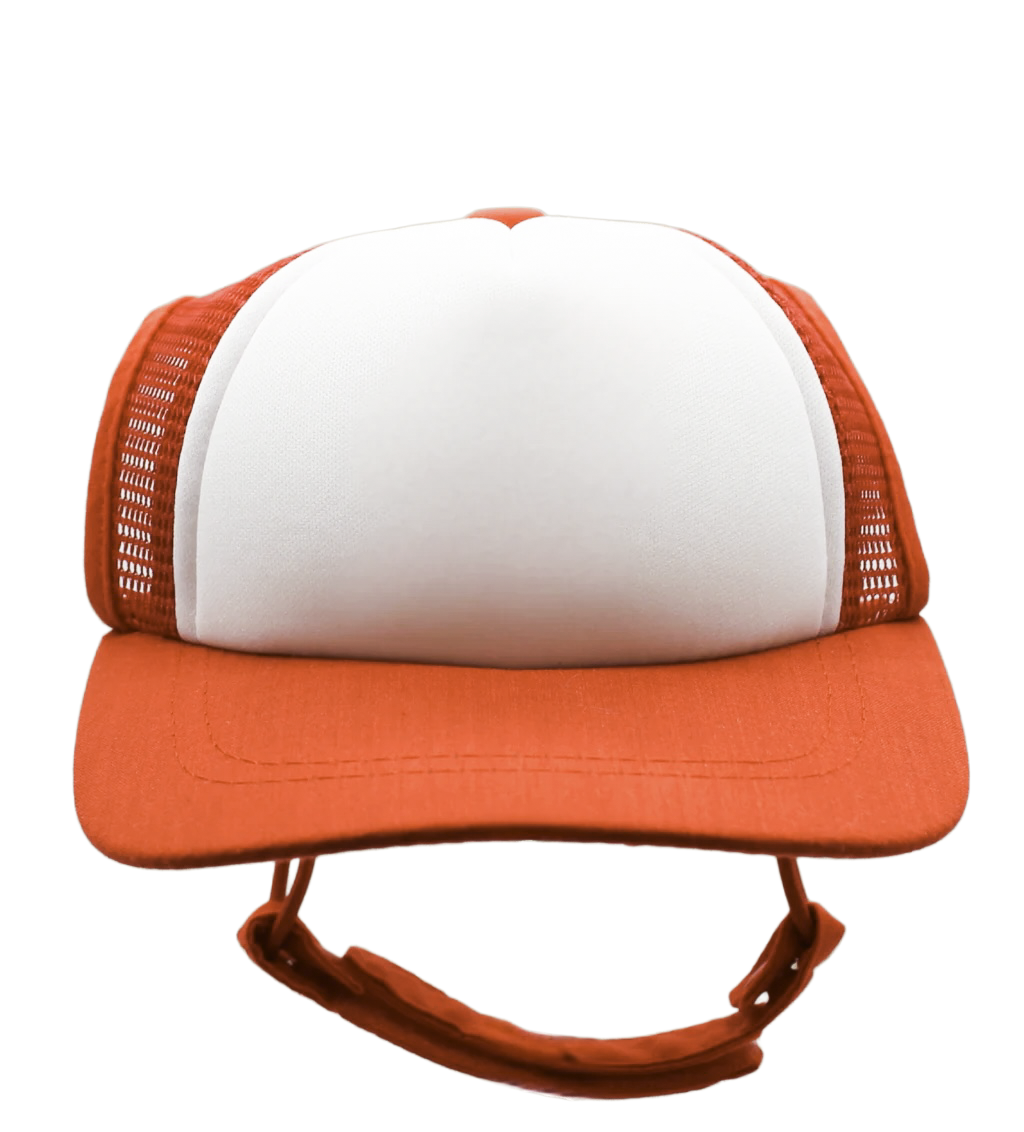 MAHA PUP Red & White Foam Trucker