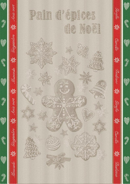 Gingerbread Jacquard Tea Towel