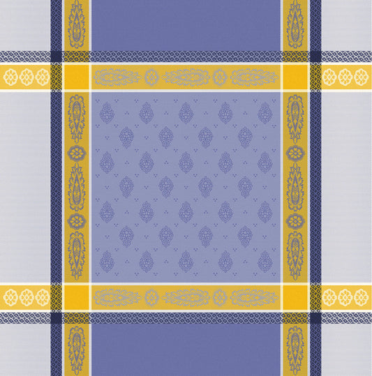 Vaucluse Blue Yellow French Jacquard Napkins (Set of 4)