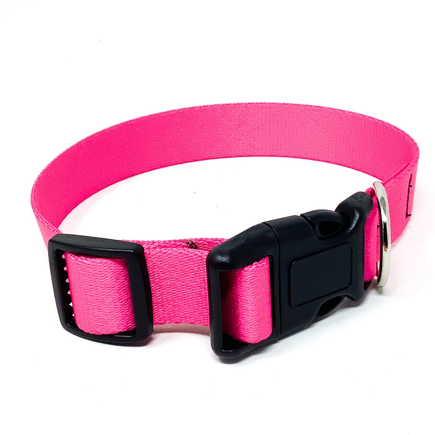Pink 1 Inch Dog Collar