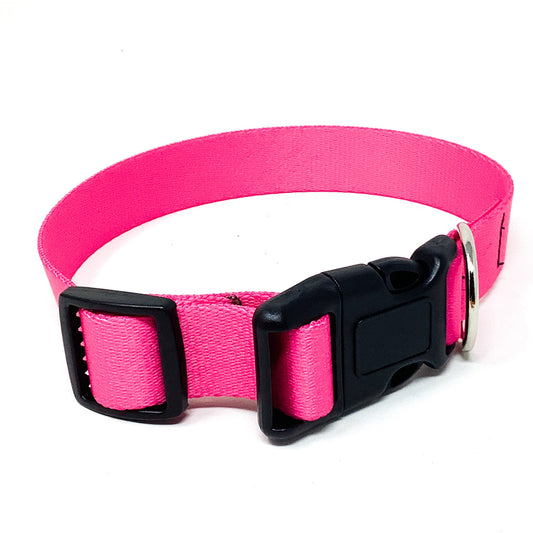 Pink 1 Inch Dog Collar