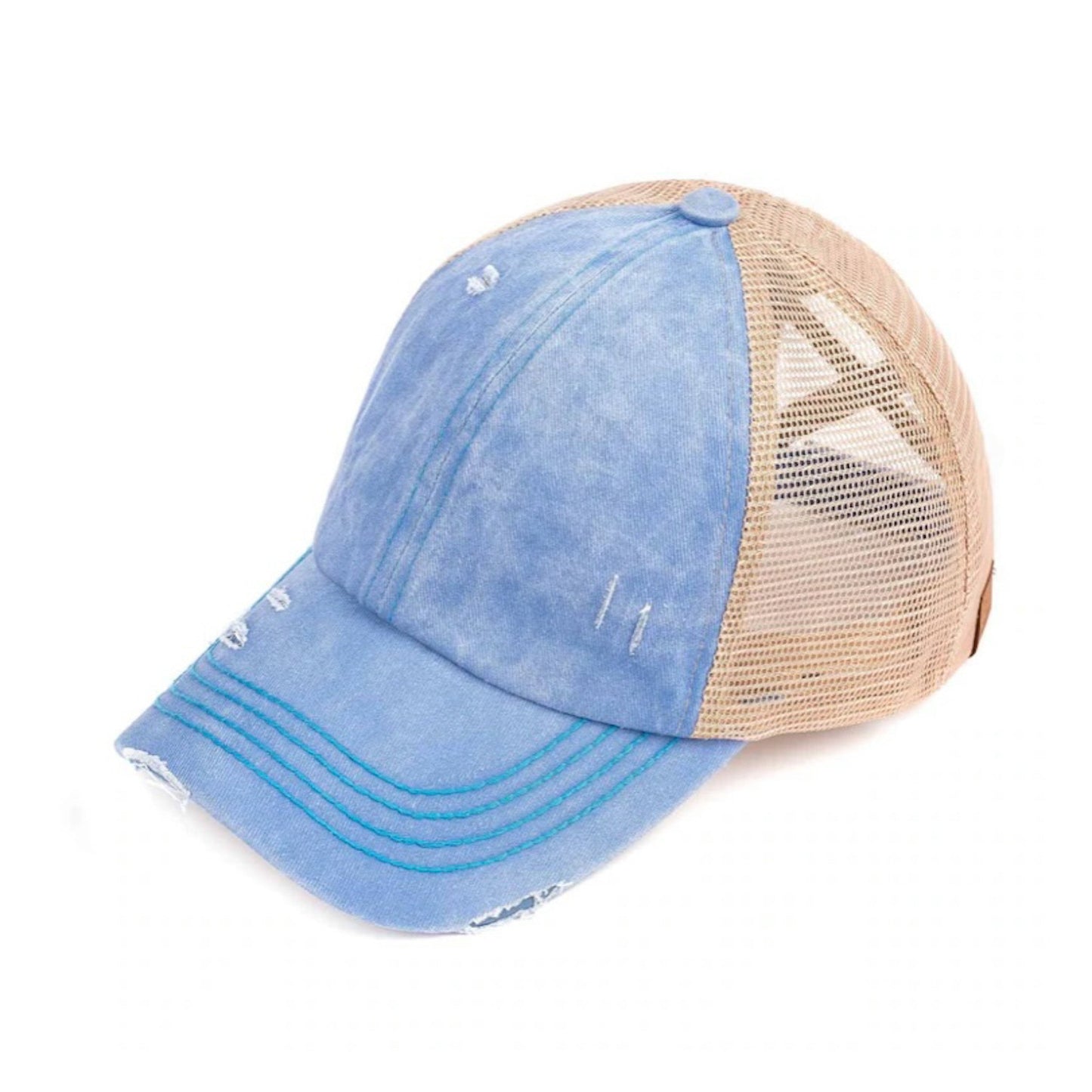 Baseball Cap Ponytail