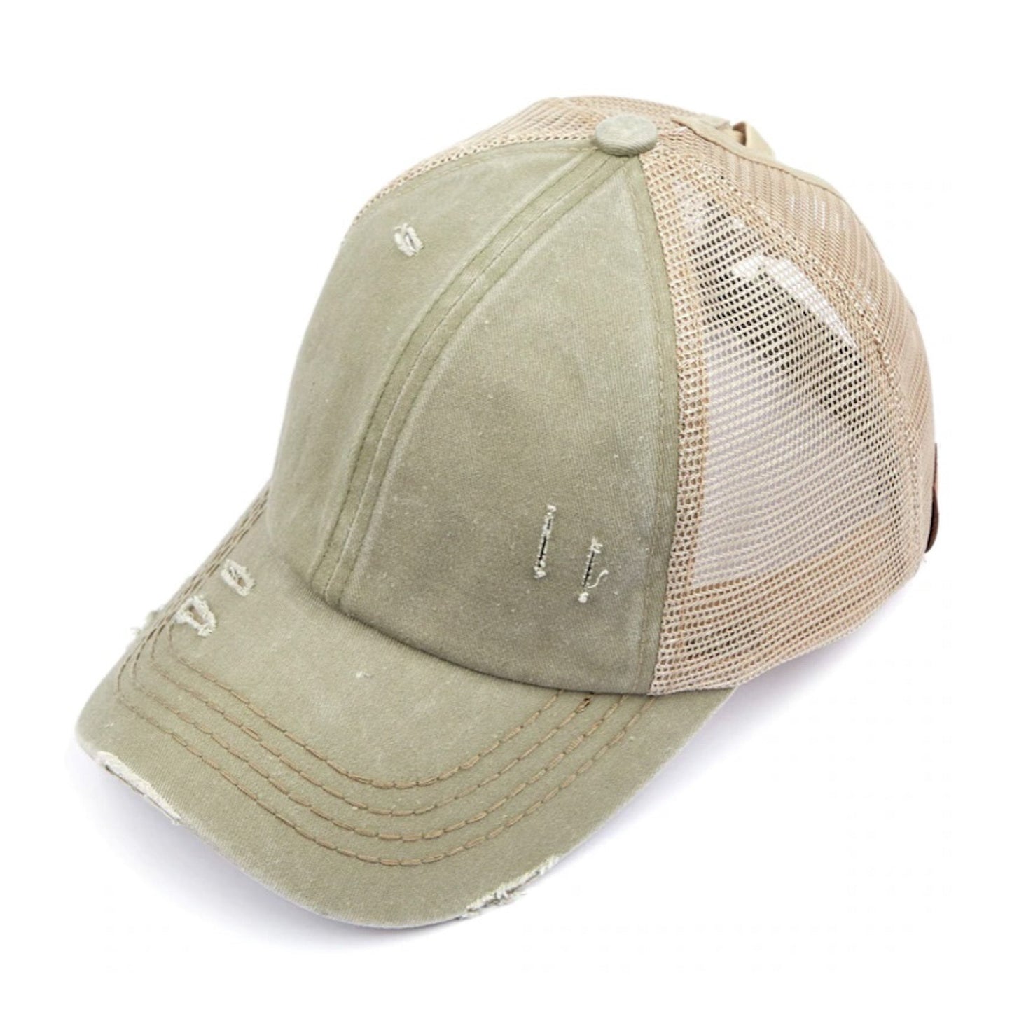 Baseball Cap Ponytail