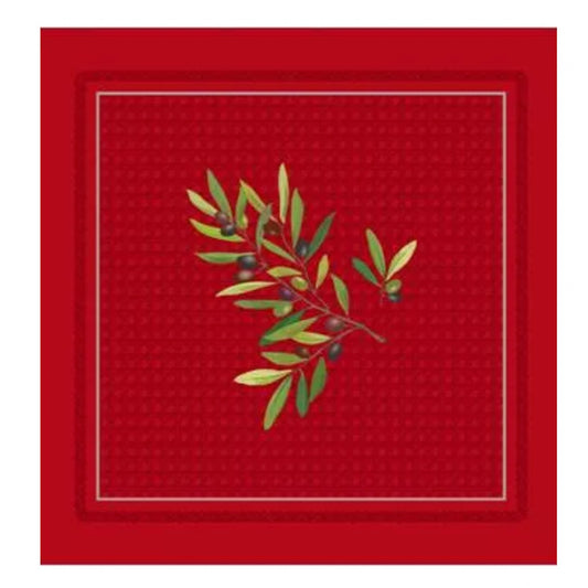 Nyons Olives Red Napkin (Set of 6)
