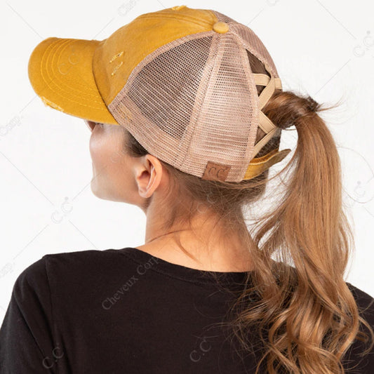 Baseball Cap Ponytail