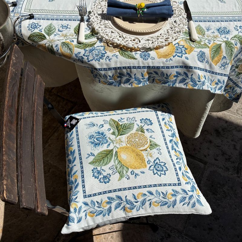 Citrus French Jacquard Pillow Cover