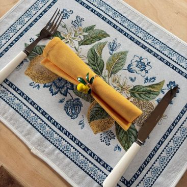 Citrus French Jacquard Placemat
